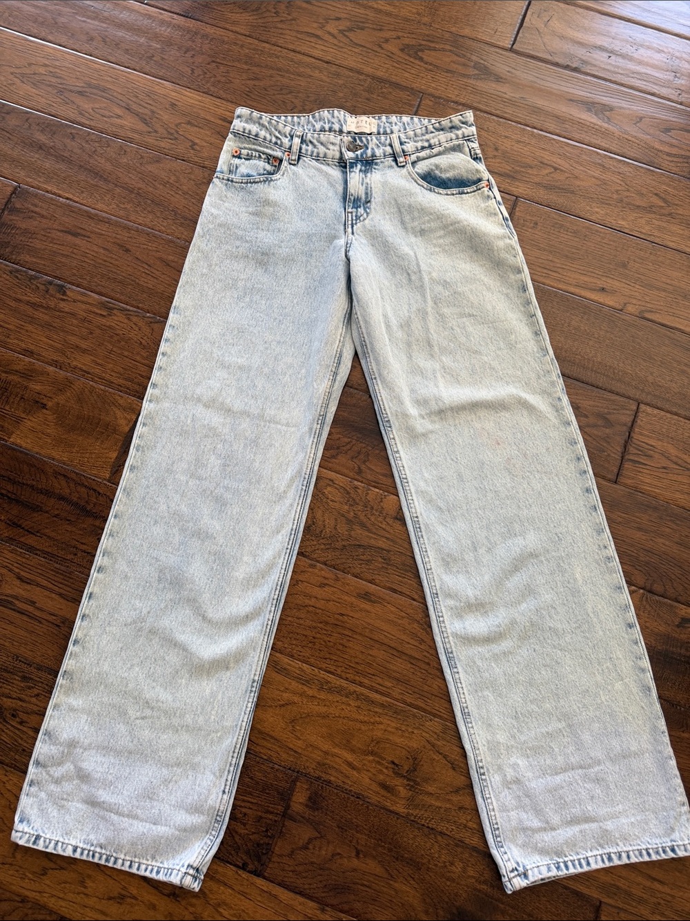 Motel Light Wash Wide Leg Women’s Jeans - Classic Straight Fit